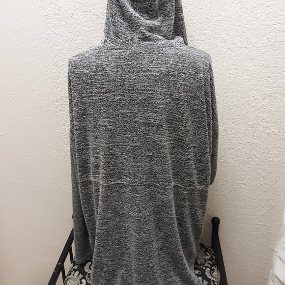 Mudd Cardigan Open Front Hoodie - Picture 3 of 9